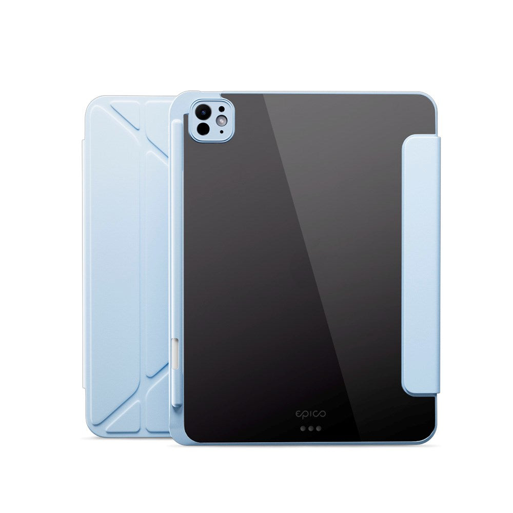 iPad 11" (2025) / 10.9" (2024 / 2022) Epico Hero Flip Cover m. Kamerabeskyttelse - Lyseblå