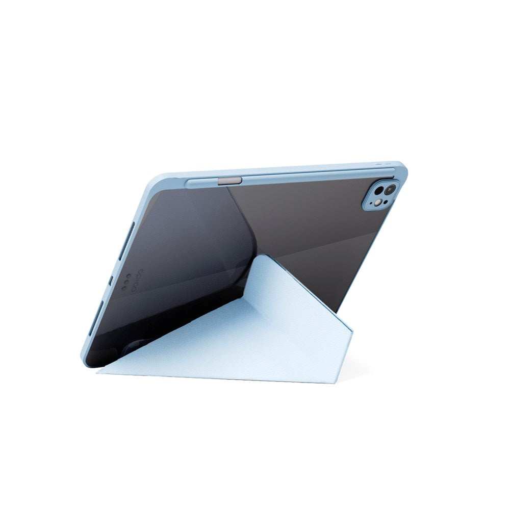 iPad Pro 12.9" (2022-2018) / Air 13" (2026-2024) Epico Hero Flip Cover m. Kamerabeskyttelse - Lyseblå