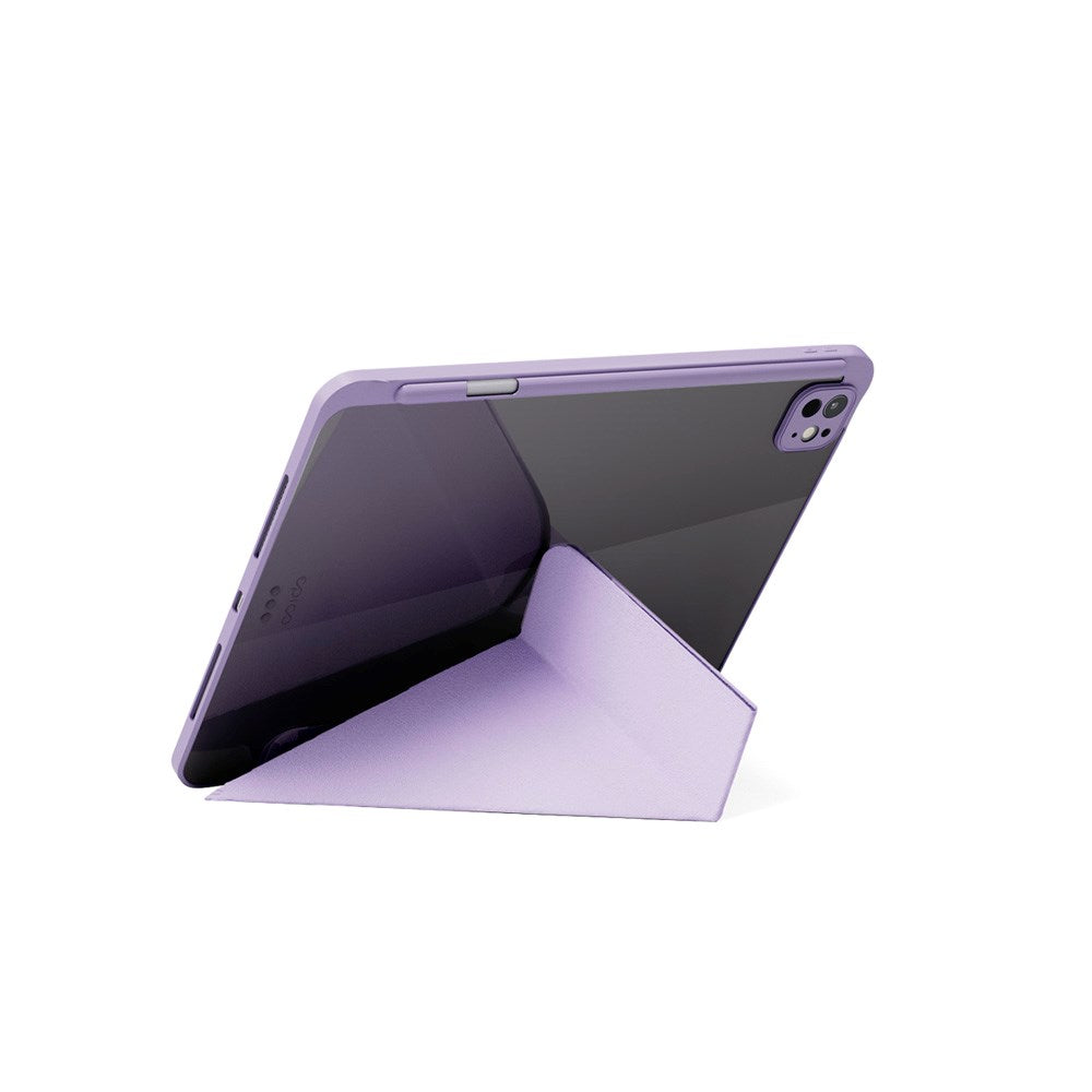 iPad Pro 12.9" (2022-2018) / Air 13" (2026-2024) Epico Hero Flip Cover m. Kamerabeskyttelse - Lilla