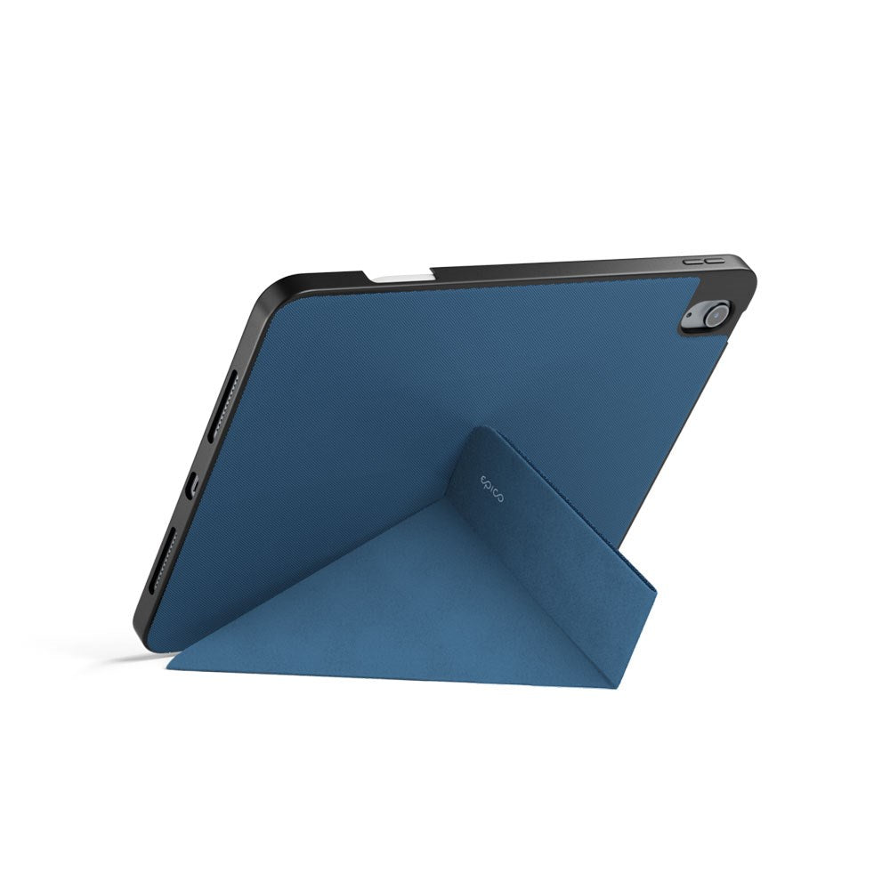 iPad 11" (2025) / 10.9" (2024 / 2022) Epico SolidWoven Flip Cover - Blå