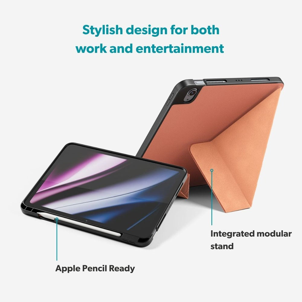iPad 11" (2025) / 10.9" (2024 / 2022) Epico SolidWoven Flip Cover - Sienna
