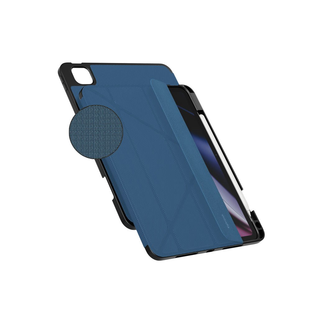 iPad Air 11-10.9" (2026-2020) / Pro 11" (2022-2018) Epico SolidWoven Flip Cover - Blå