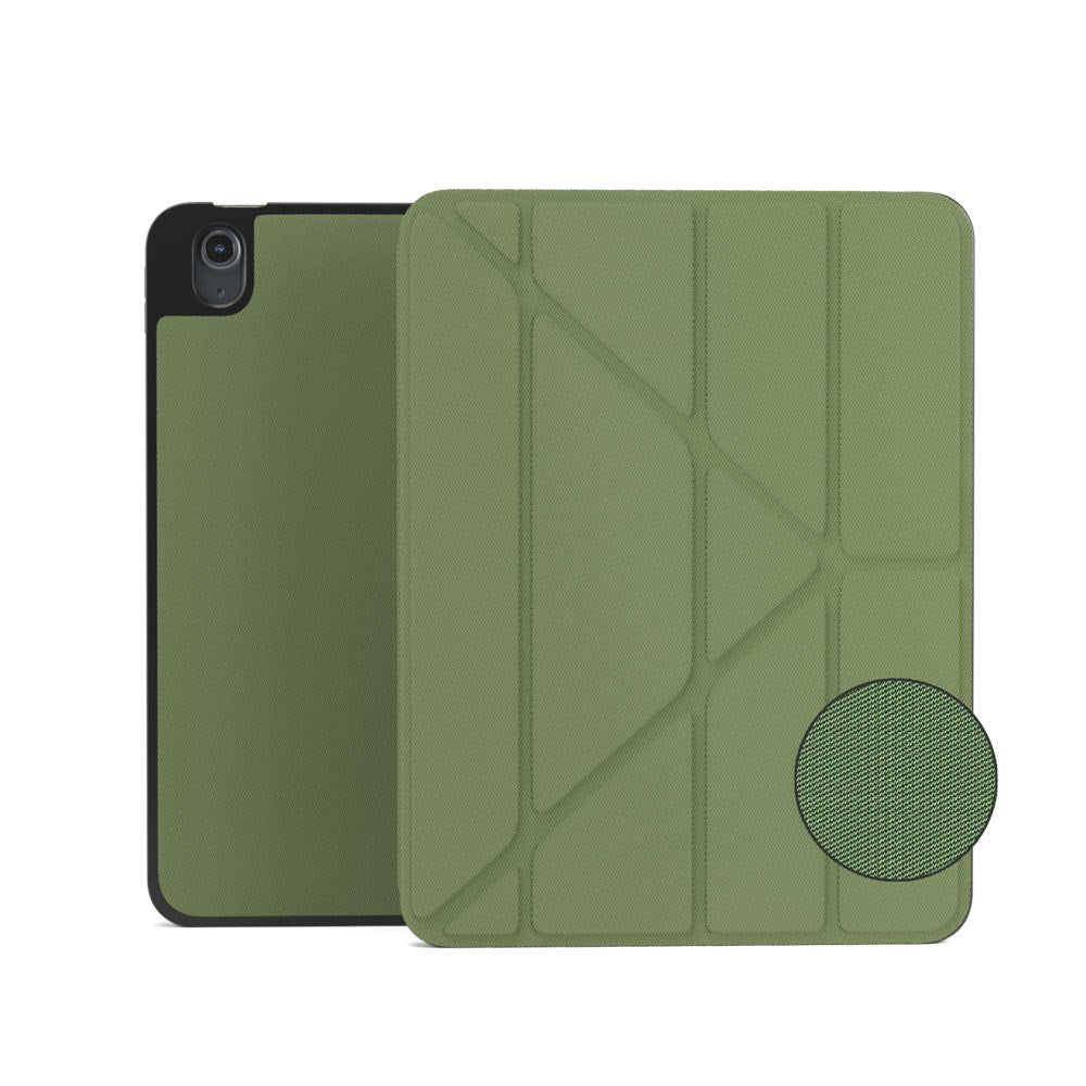 iPad 11" (2025) / 10.9" (2024 / 2022) Epico SolidWoven Flip Cover - Grøn