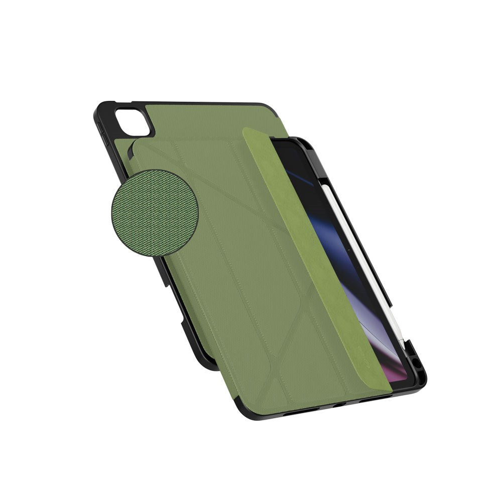 iPad Air 11-10.9" (2026-2020) / Pro 11" (2022-2018) Epico SolidWoven Flip Cover - Grøn