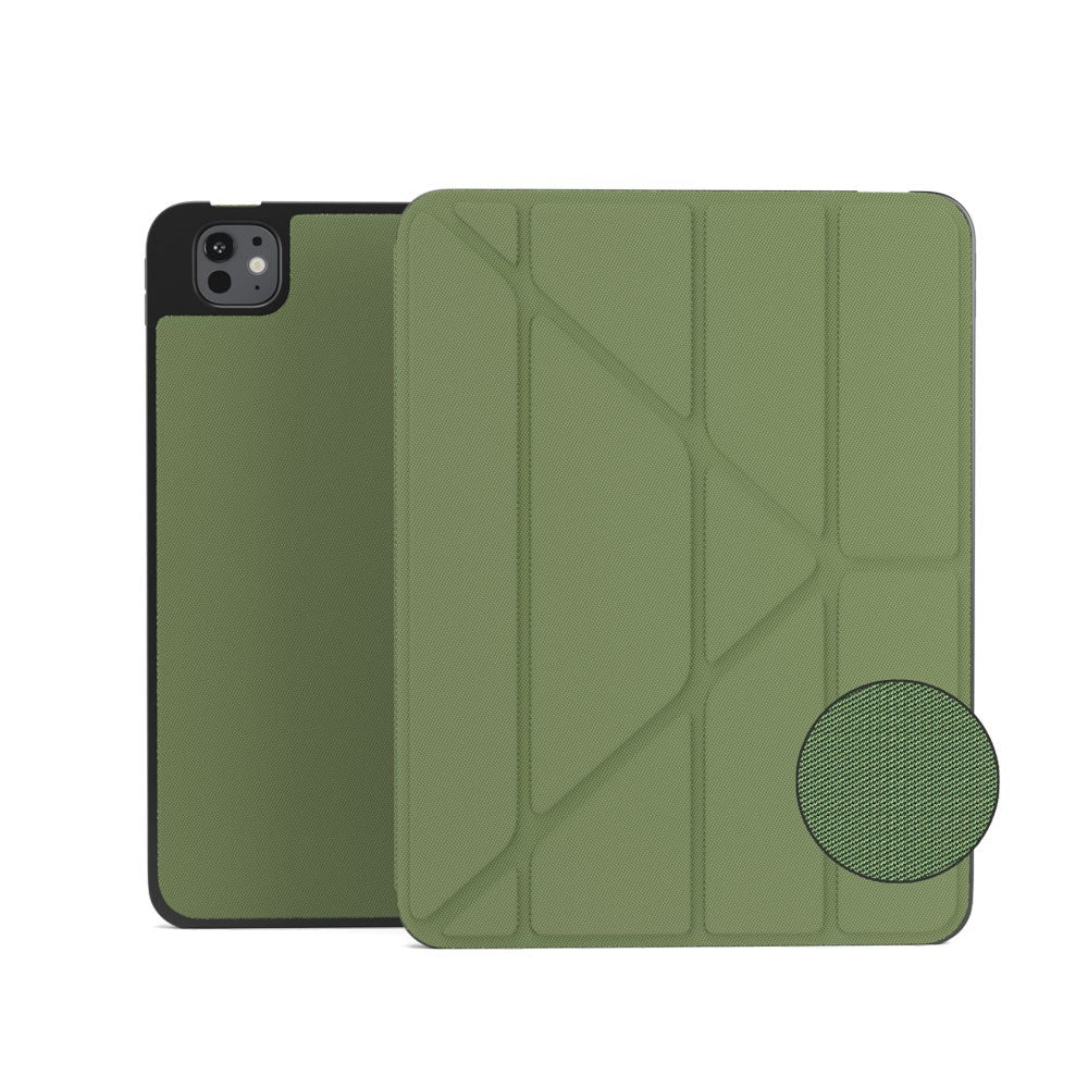 iPad Air 11-10.9" (2026-2020) / Pro 11" (2022-2018) Epico SolidWoven Flip Cover - Grøn
