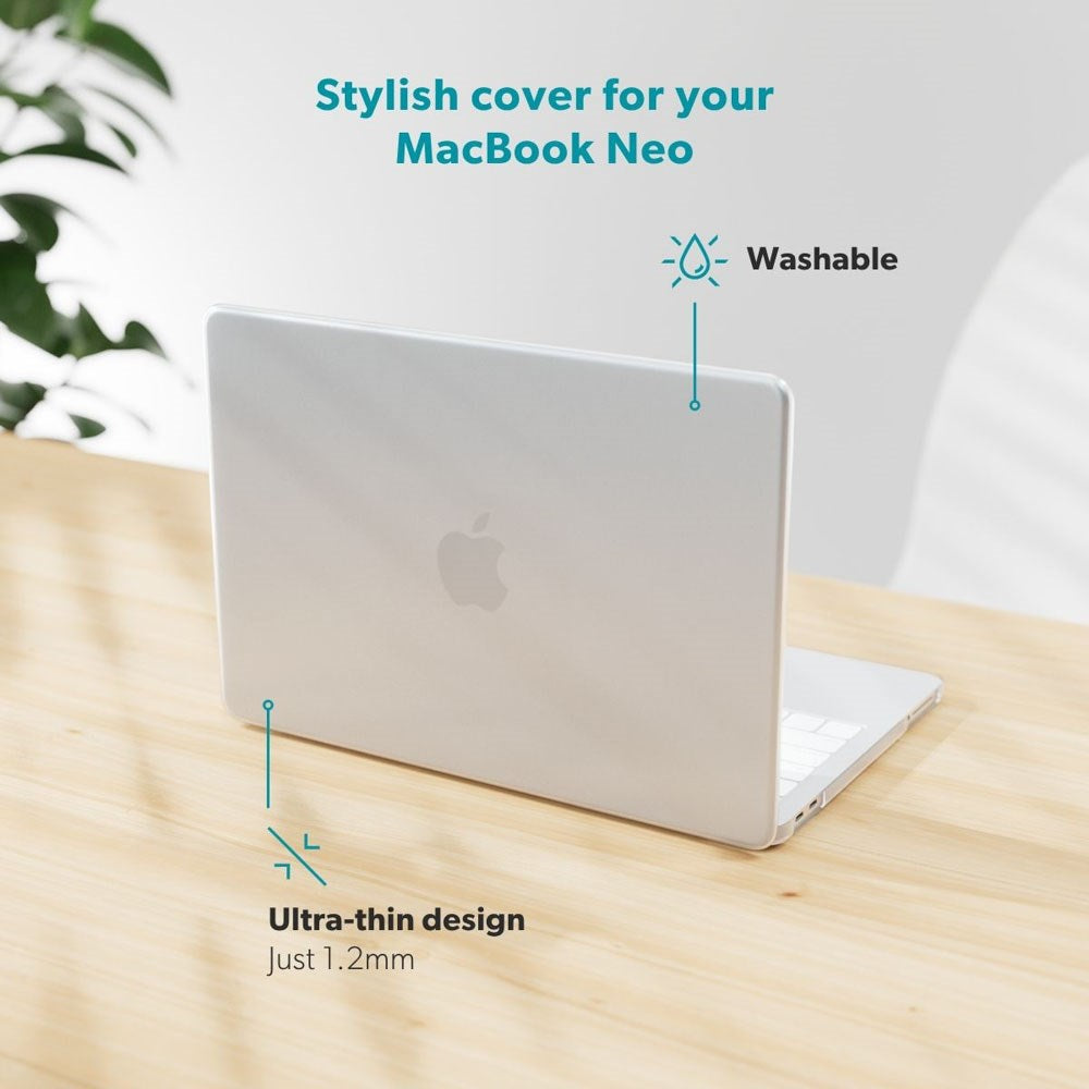 MacBook Neo 13 A18 Pro (2026) Epico Slim Shell - Mat Gennemsigtig