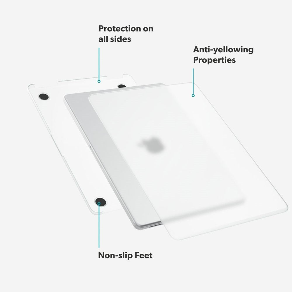 MacBook Neo 13 A18 Pro (2026) Epico Slim Shell - Mat Gennemsigtig
