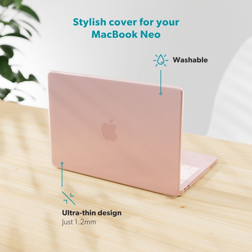 MacBook Neo 13 A18 Pro (2026) Epico Slim Shell - Mat Blush