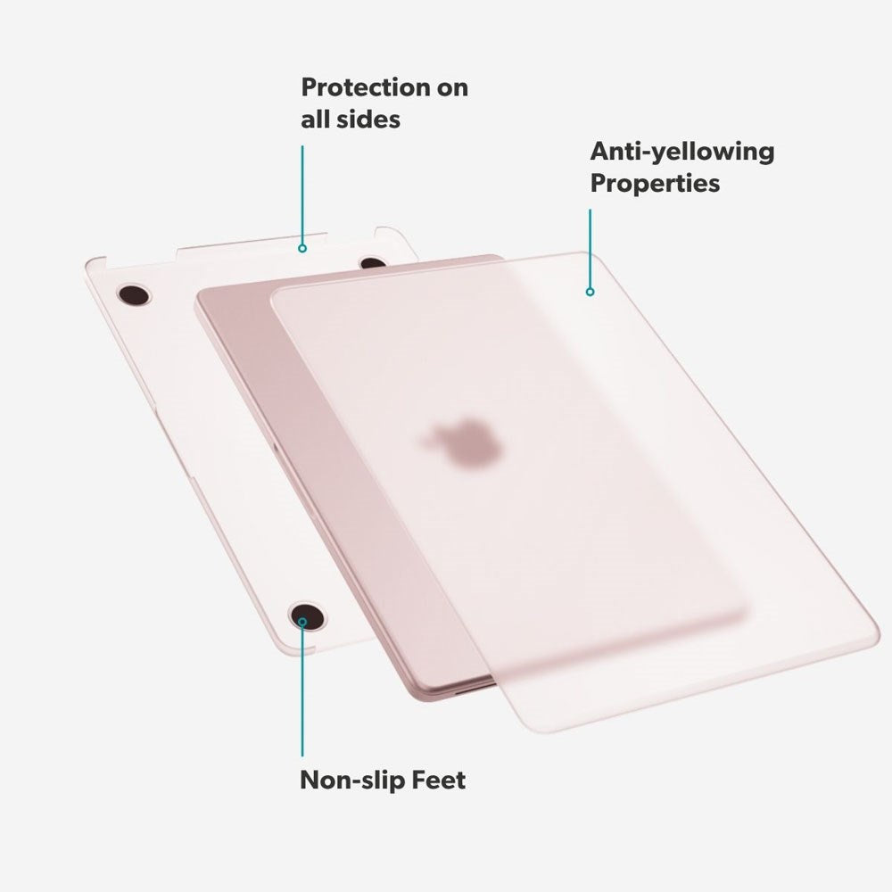 MacBook Neo 13 A18 Pro (2026) Epico Slim Shell - Mat Blush