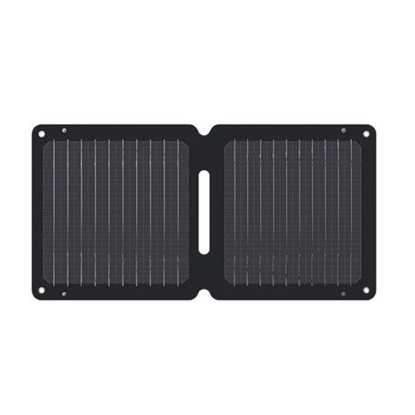 Xtorm SolarBooster Foldbar Solcelle Oplader 14W m. USB-A & USB-C - Sort