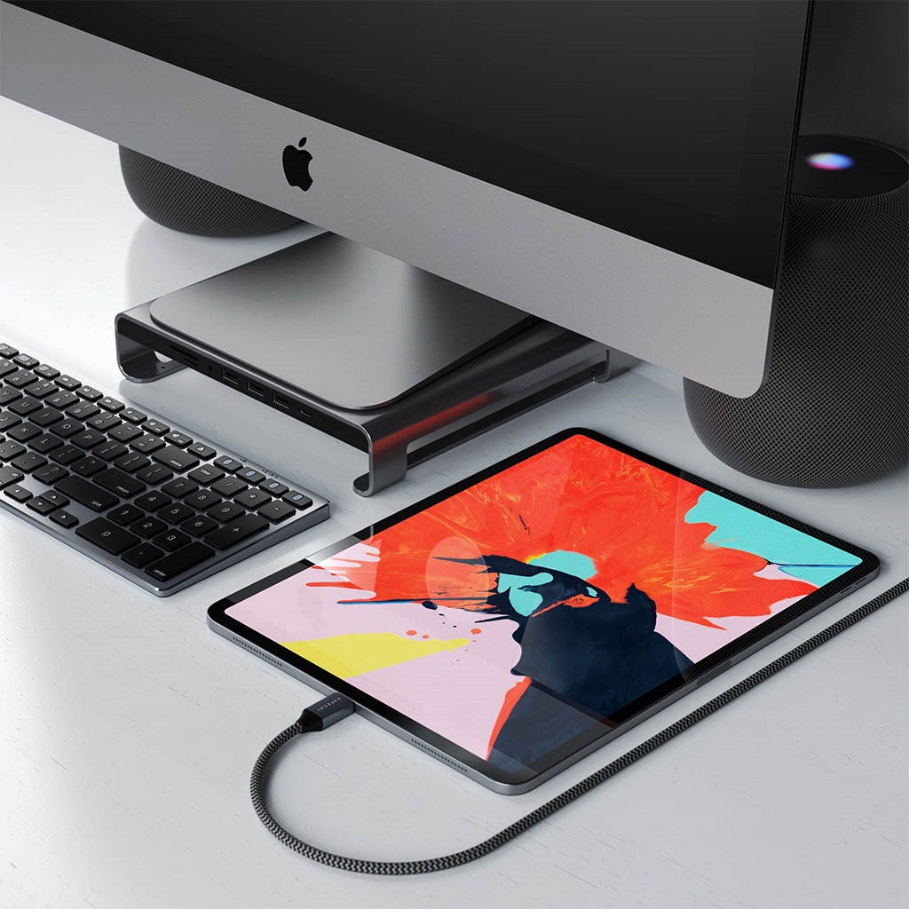 Satechi USB-C Til USB-C Kabel 100W - 2m - Space Grey