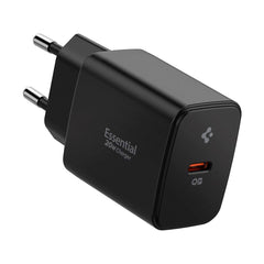 Spigen 20W Vægoplader m. 1x USB-C - Sort