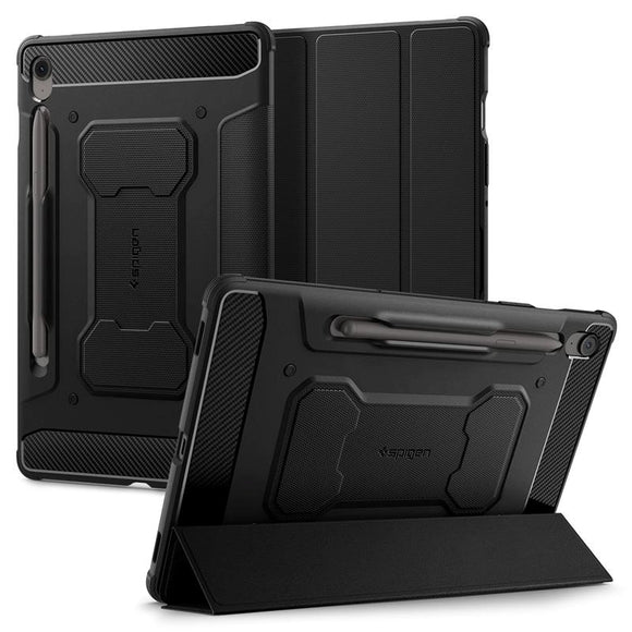 Samsung Galaxy Tab S10 FE+ (Plus) Spigen Rugged Armor Pro Cover - Sort