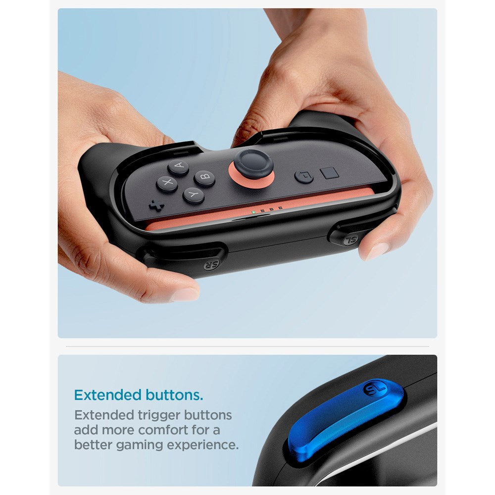 Nintendo Switch 2 Spigen Joy Con Grip - 2 stk - Sort