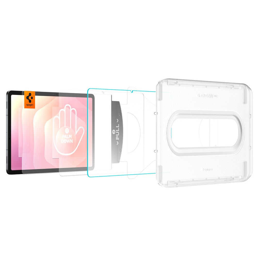 Samsung Galaxy Tab S11 Spigen Glass tR EZ Fit Pro Skærmbeskyttelsesglas m. Installationsramme - Gennemsigtig