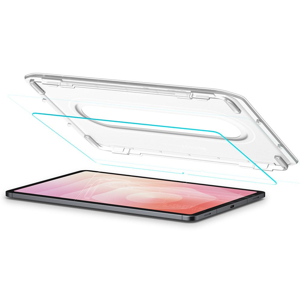 Samsung Galaxy Tab S11 Spigen Glass tR EZ Fit Pro Skærmbeskyttelsesglas m. Installationsramme - Gennemsigtig