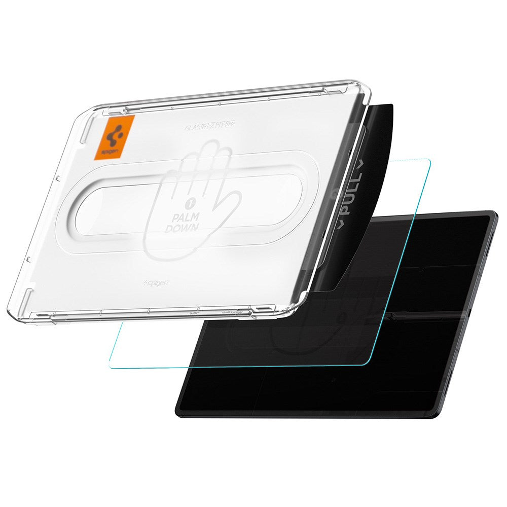 Samsung Galaxy Tab S11 Ultra Spigen Glass tR EZ Fit Pro Skærmbeskyttelsesglas m. Installationsramme - Gennemsigtig