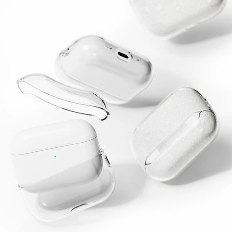 Apple AirPods Pro (3. gen.) Ringke Air Cover - Gennemsigtig / Glitter