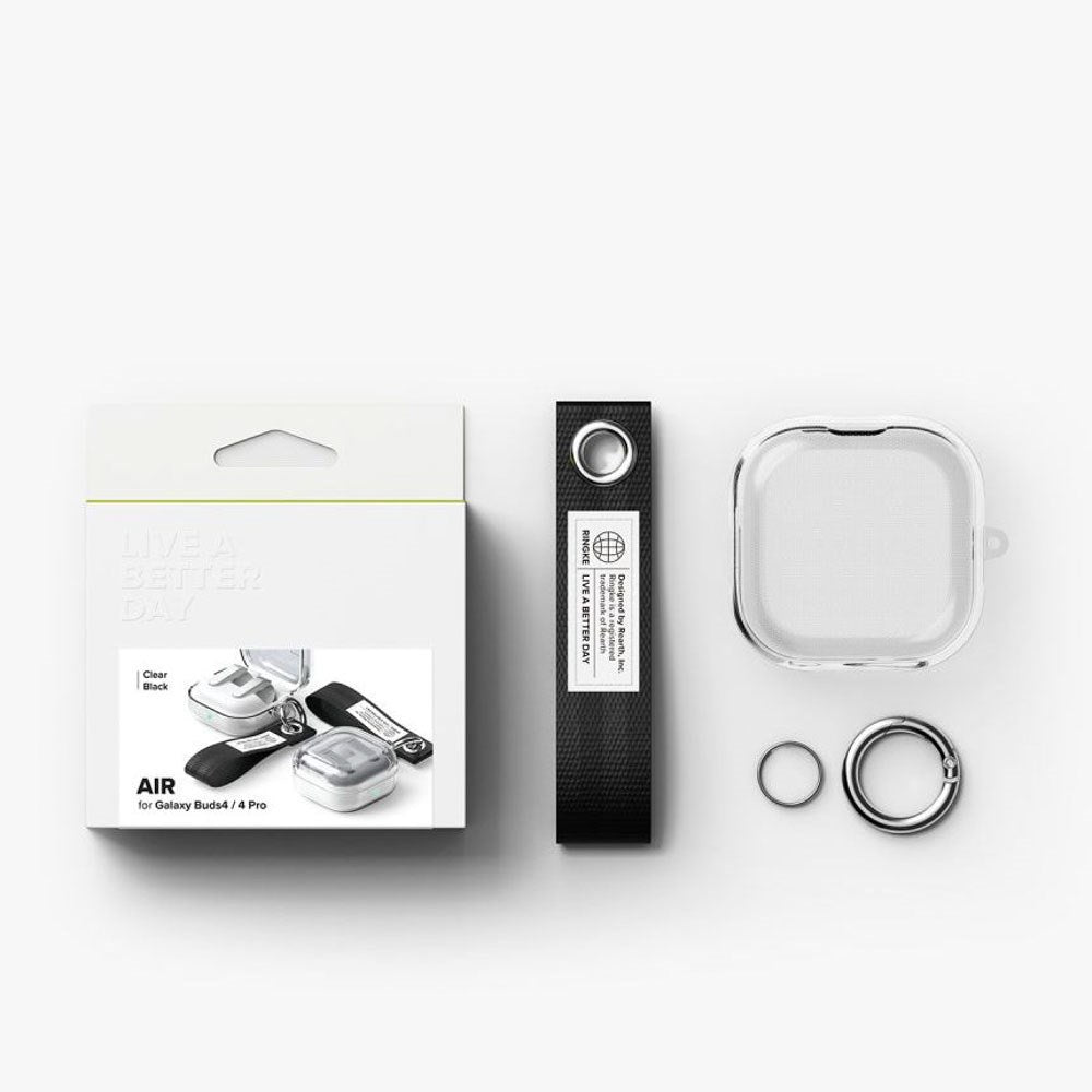 Samsung Galaxy Buds 4 / 4 Pro Ringke Air Plast Cover - Gennemsigtig
