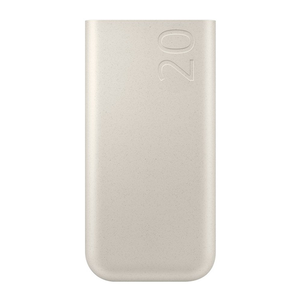 Samsung Battery Pack - 45W Powerbank 20.000 mAh & USB-C Kabel 30cm - Beige
