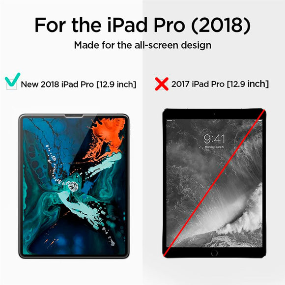 iPad Pro 12.9" (2022 / 2021 / 2020 / 2018) Spigen Glass.Tr Slim Skærmbeskyttelse - Gennemsigtig