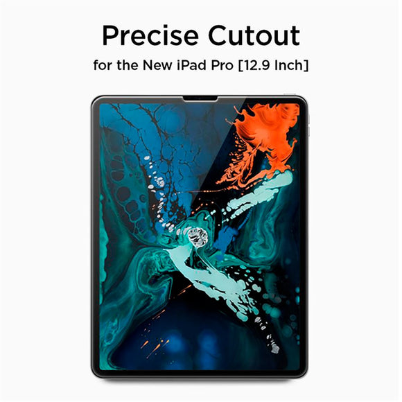 iPad Pro 12.9" (2022 / 2021 / 2020 / 2018) Spigen Glass.Tr Slim Skærmbeskyttelse - Gennemsigtig
