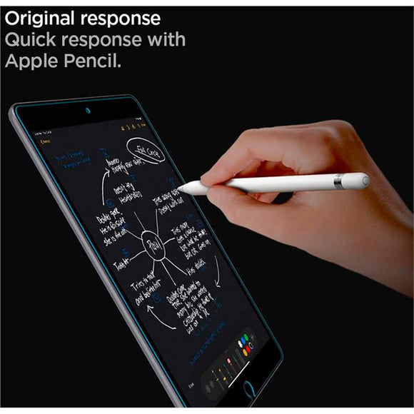 iPad 10.2" (2021 / 2020 / 2019) Spigen Glass.Tr Slim Skærmbeskyttelse - Gennemsigtig
