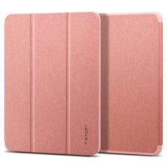 iPad Air 10.9-11" (2025-2020) Spigen Urban Fit Stof Cover m. Pen Holder - Rose Gold