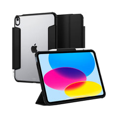 iPad 11" (2025) / iPad 10.9" (2024/2022) Spigen Ultra Hybrid Pro Cover - Gennemsigtig / Sort