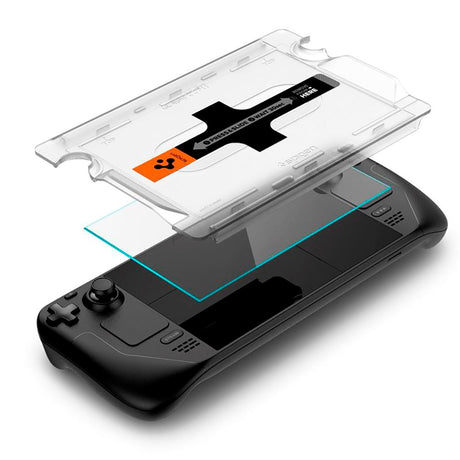 Valve Steam Deck / OLED Spigen EZ Fit Glas.tR Skærmbeskyttelse - Gennemsigtig