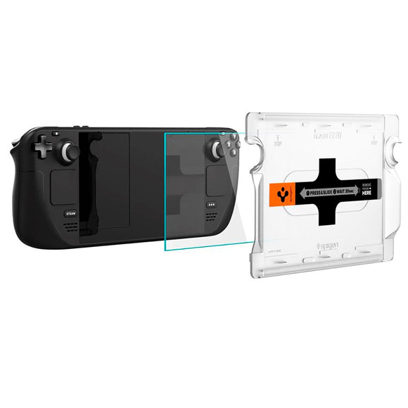 Valve Steam Deck / OLED Spigen EZ Fit Glas.tR Skærmbeskyttelse - Gennemsigtig