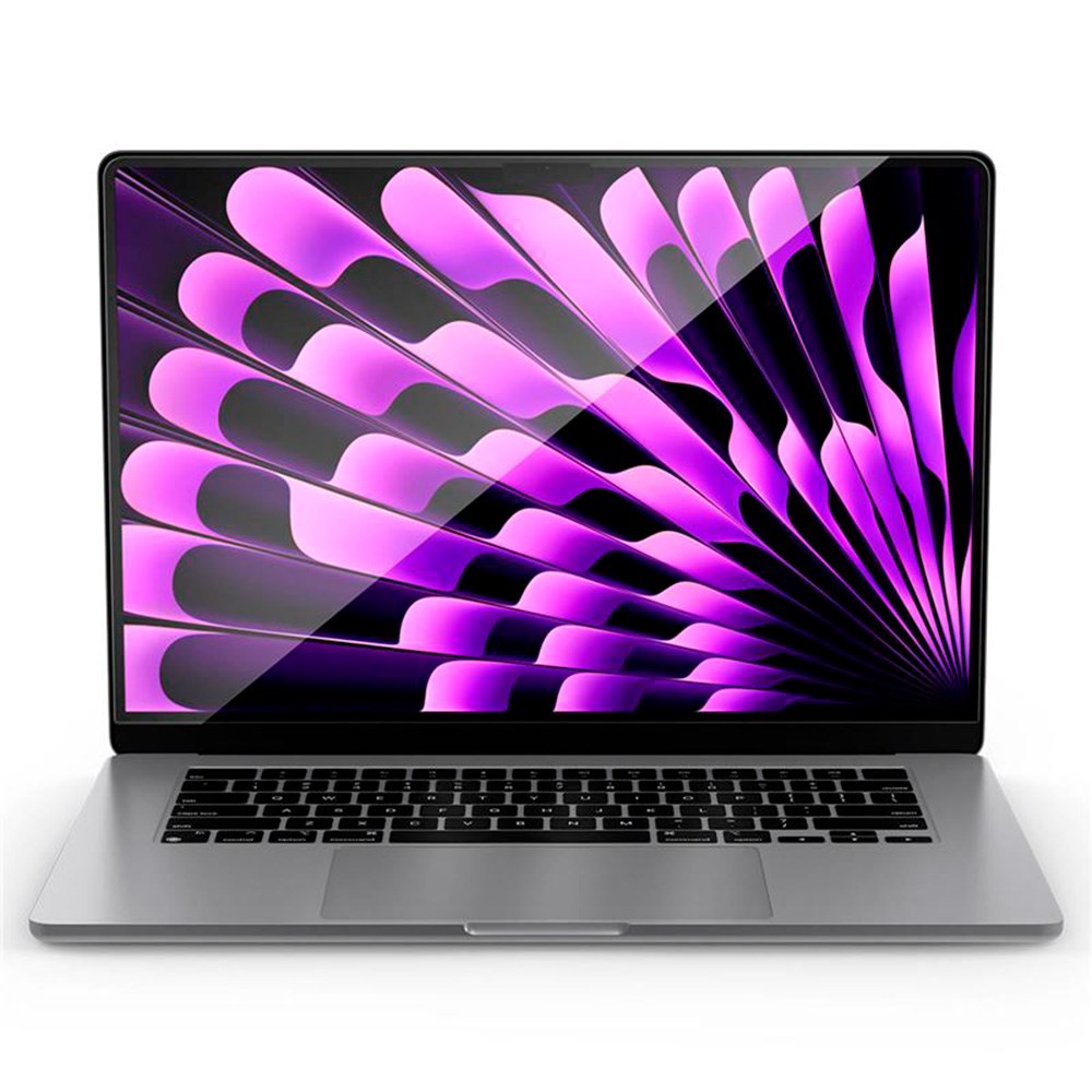 MacBook Air 15" M5/M4/M3/M2 (2026-2023) Spigen Glas.tr Slim Hærdet Glas Skærmbeskyttelse - Gennemsigtig