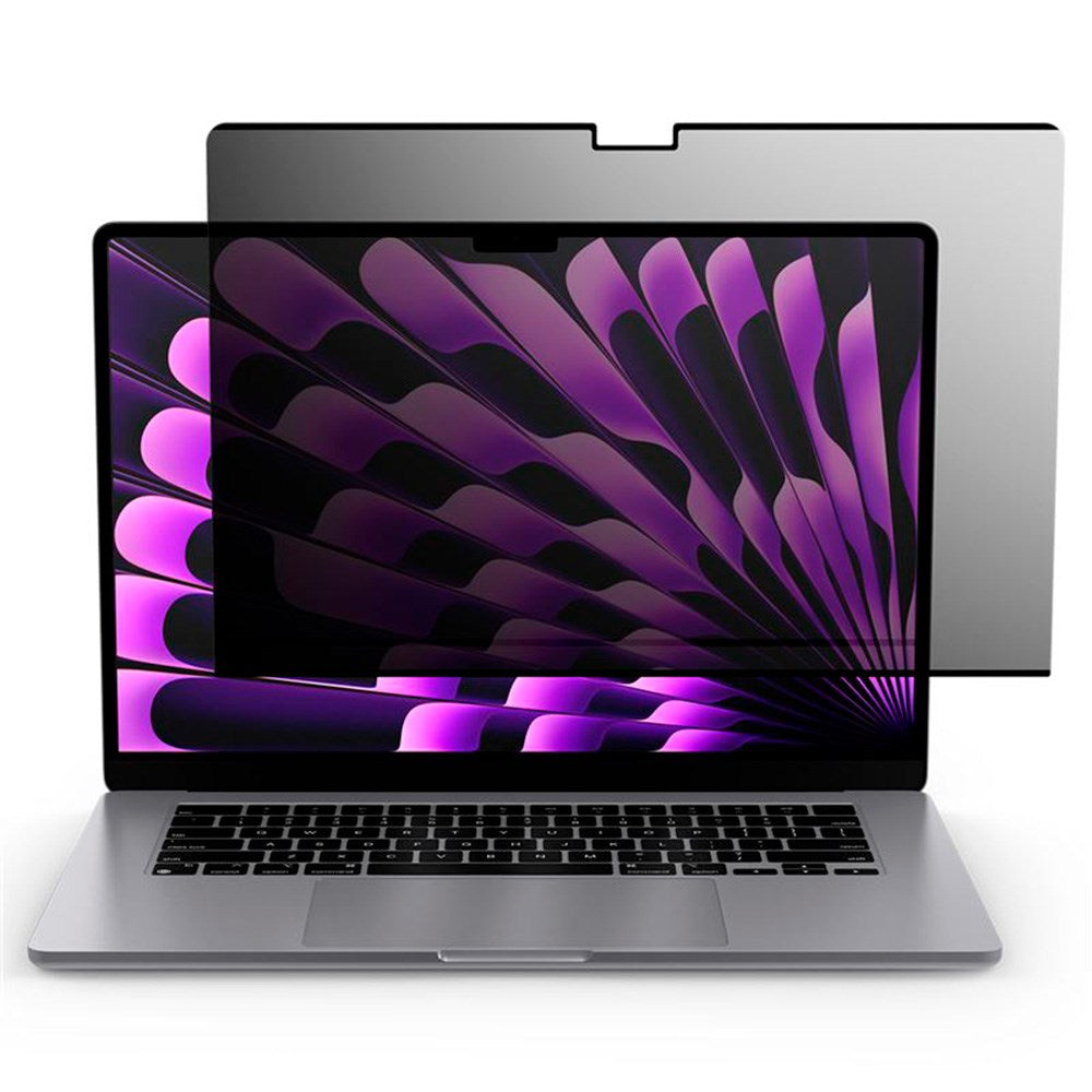 MacBook Air 15" M5/M4/M3/M2 (2026-2023) Spigen SafeView Magnetisk Privacy Beskyttelsesfilm - Gennemsigtig