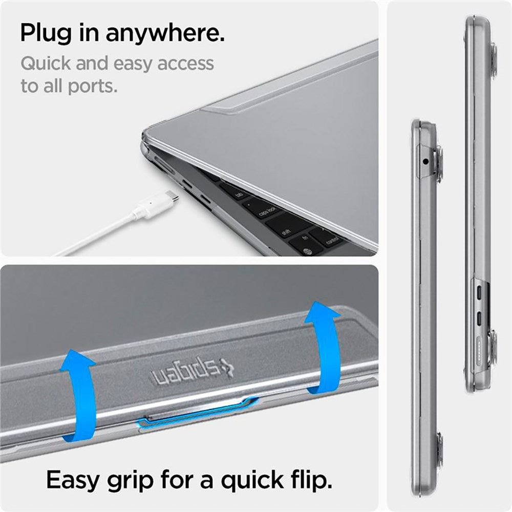 MacBook Air 15" M5/M4/M3/M2 (2026-2023) Spigen Thin Fit Cover - Crystal Clear
