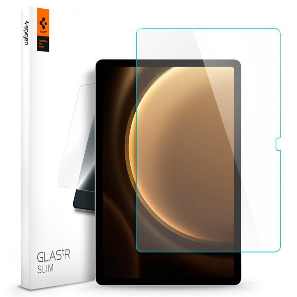 Samsung Galaxy Tab S10 FE / S9 FE Spigen Glas.tr Slim Hærdet Glas Skærmbeskyttelse - Gennemsigtig
