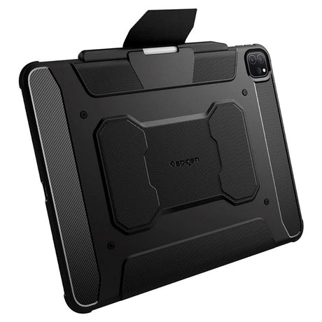iPad Pro 13" (2025 / 2024) Spigen Rugged Armor Pro Cover m. Apple Pencil Holder - Sort