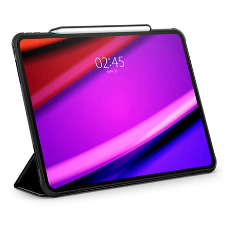 iPad Pro 13" (2025 / 2024) Spigen Rugged Armor Pro Cover m. Apple Pencil Holder - Sort