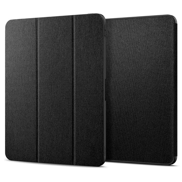 iPad Pro 13" (2025 / 2024) Spigen Urban Fit Stof Cover m. Pen Holder - Sort