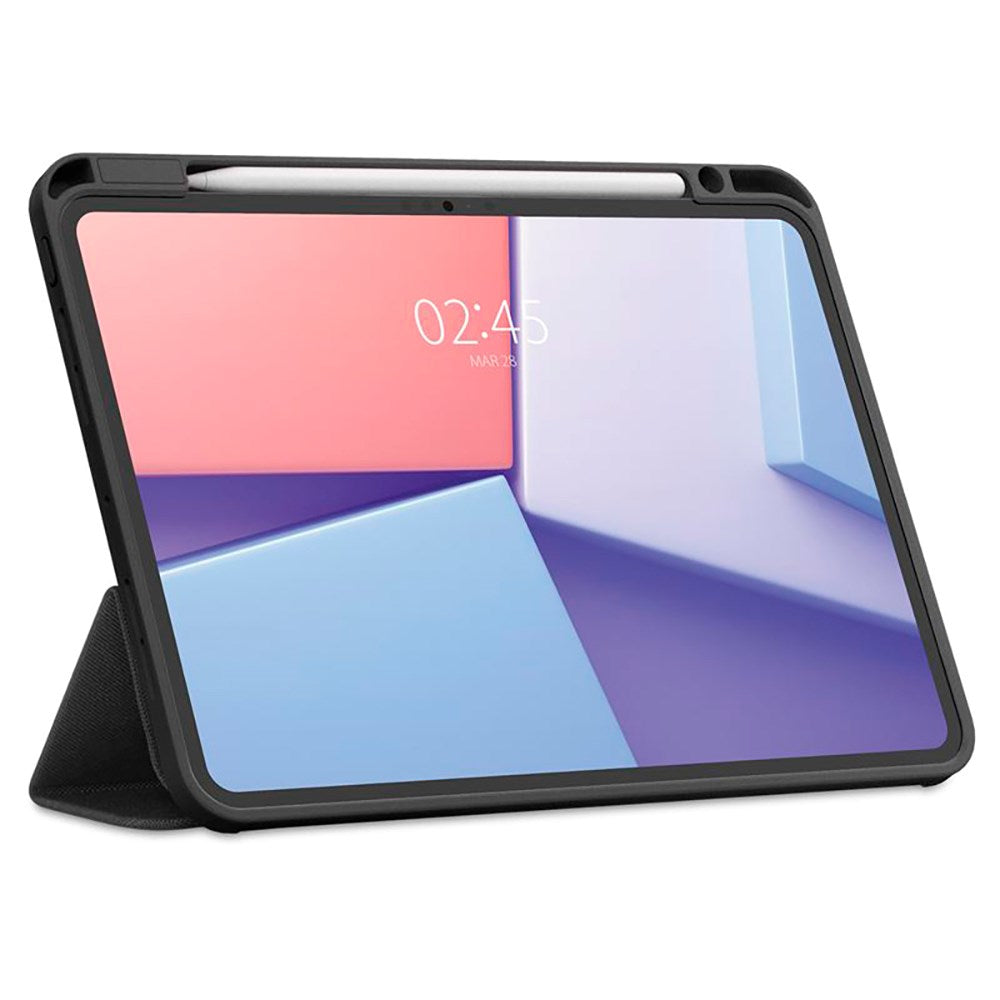 iPad Pro 11" (2025 / 2024) Spigen Urban Fit Stof Cover m. Pen Holder - Sort