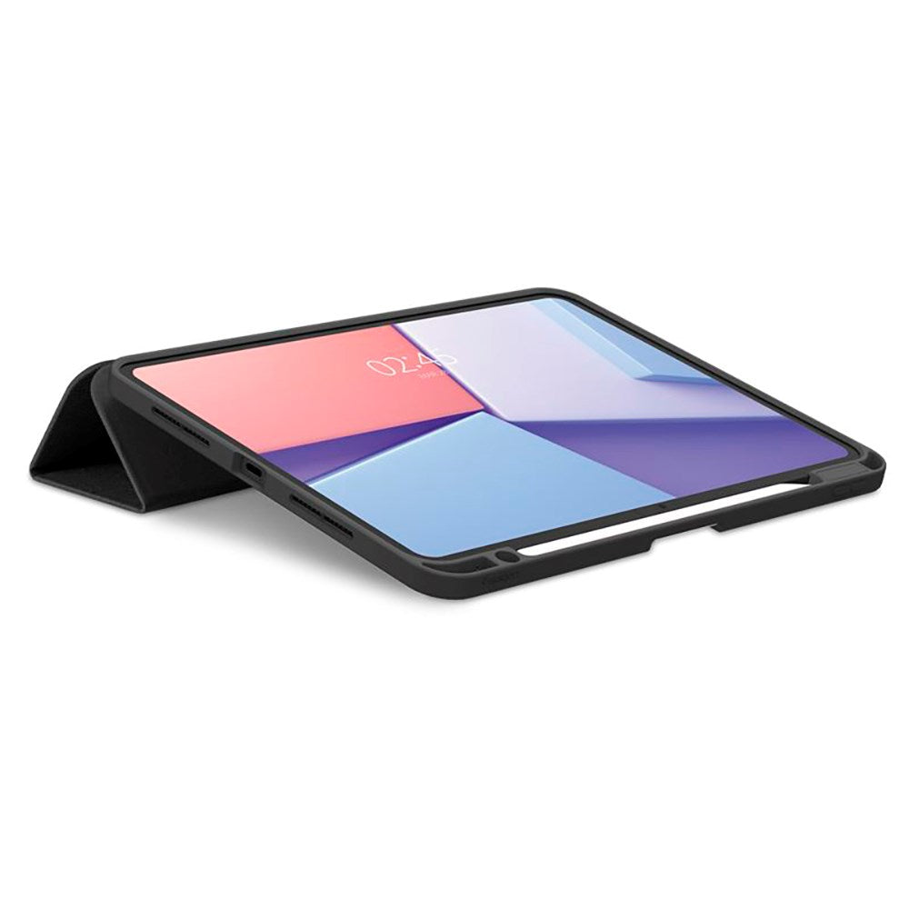 iPad Pro 11" (2025 / 2024) Spigen Urban Fit Stof Cover m. Pen Holder - Sort