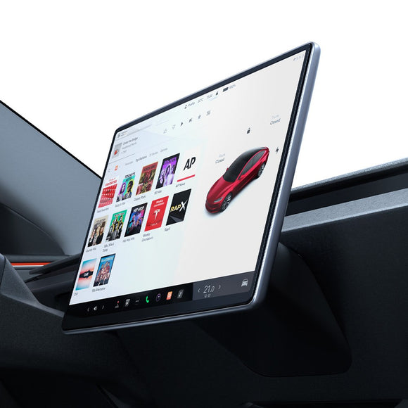 Spigen EZ Fit Skærmbeskyttelse til Tesla Model 3 (2024) m. Monteringsramme - Gennemsigtig