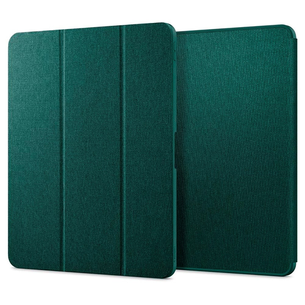 iPad Air 13" (2026 / 2025 / 2024) Spigen Urban Fit Stof Cover m. Pen Holder - Grøn
