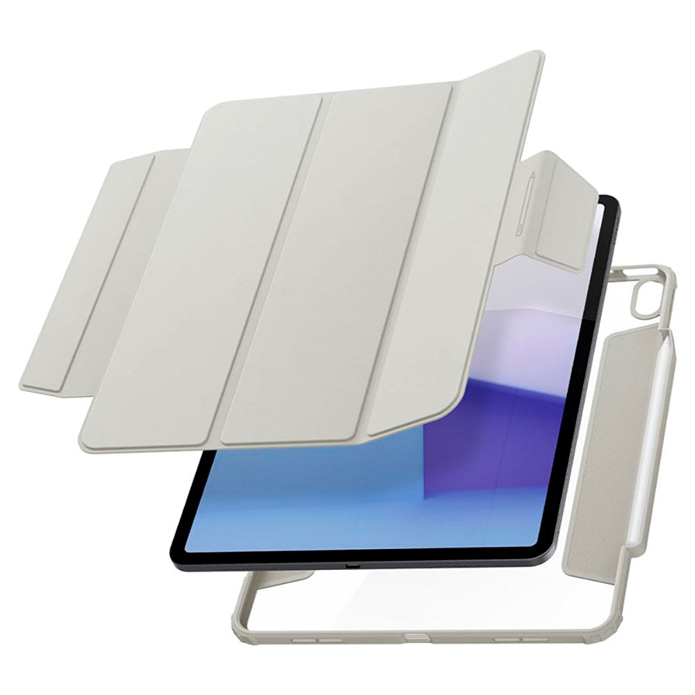 iPad Air 13" (2026 / 2025 / 2024) Spigen Air Skin Pro Læder Cover - Grå