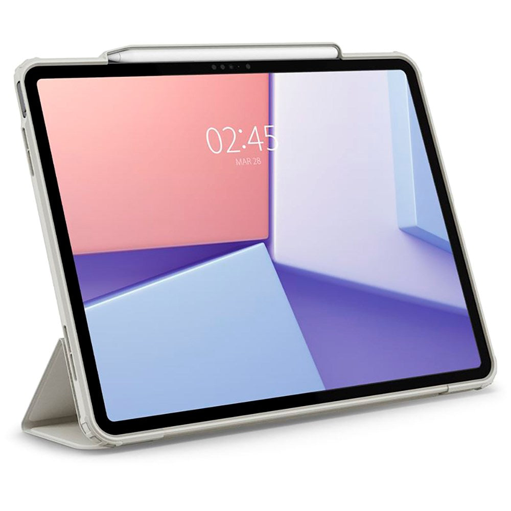 iPad Air 13" (2026 / 2025 / 2024) Spigen Air Skin Pro Læder Cover - Grå