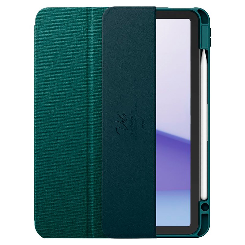 iPad Air 11" (2026 / 2025 / 2024) Spigen Urban Fit Stof Cover m. Pen Holder - Grøn