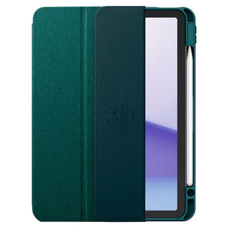iPad Air 11" (2026 / 2025 / 2024) Spigen Urban Fit Stof Cover m. Pen Holder - Grøn