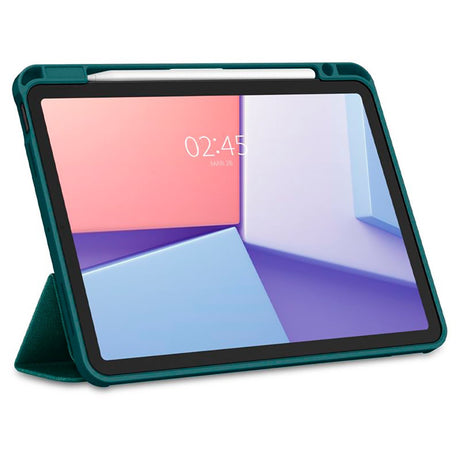 iPad Air 11" (2026 / 2025 / 2024) Spigen Urban Fit Stof Cover m. Pen Holder - Grøn