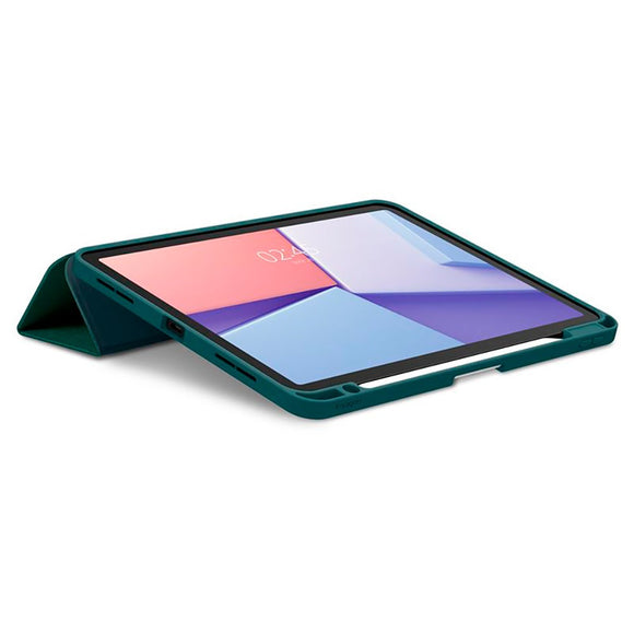 iPad Air 11" (2026 / 2025 / 2024) Spigen Urban Fit Stof Cover m. Pen Holder - Grøn