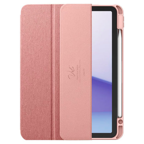iPad Air 11" (2026 / 2025 / 2024) Spigen Urban Fit Stof Cover m. Pen Holder - Rose Gold