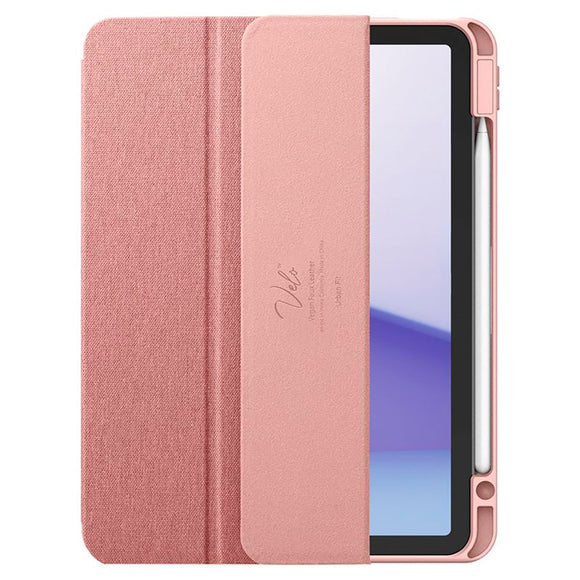 iPad Air 11" (2026 / 2025 / 2024) Spigen Urban Fit Stof Cover m. Pen Holder - Rose Gold
